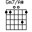 Gm7/A#=110031_1
