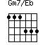 Gm7/Eb=111333_1