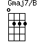 Gmaj7/B=0222_1