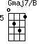 Gmaj7/B=0231_5