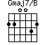 Gmaj7/B=220032_1