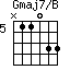 Gmaj7/B=N11033_5