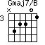 Gmaj7/B=N32201_3