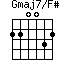 Gmaj7/F#=220032_1