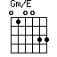 Gm/E=010033_1