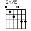 Gm/E=012033_1