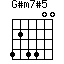 G#m7#5=424400_1