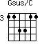 Gsus/C=113311_3