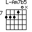 Am7b5=22210N_7