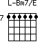 Bm7/E=111111_7