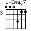 Cmaj7=000311_3
