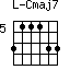 Cmaj7=311133_5