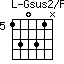 Gsus2/F#=13031N_5