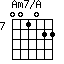 Am7/A=001022_7