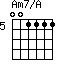 Am7/A=001111_5