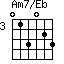 Am7/Eb=013023_3