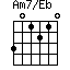Am7/Eb=301210_1