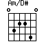 Am/D#=032240_1
