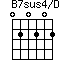 B7sus4/D=020202_1