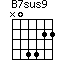 B7sus9=N04422_1
