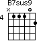 B7sus9=N11102_4