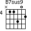 B7sus9=N11302_4