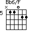 Bb6/F=N11022_5