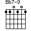 Bb7-9=110101_1