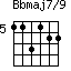 Bbmaj7/9=113122_5