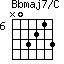 Bbmaj7/C=N03213_6
