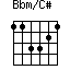 Bbm/C#=113321_1