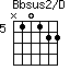 Bbsus2/D=N10122_5