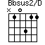 Bbsus2/D=N10311_1
