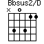 Bbsus2/D=N30311_1
