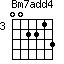 Bm7add4=002213_3