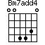 Bm7add4=004430_1
