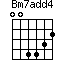 Bm7add4=004432_1