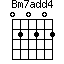 Bm7add4=020202_1