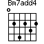 Bm7add4=024232_1