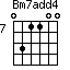 Bm7add4=031100_7