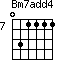 Bm7add4=031111_7
