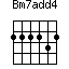 Bm7add4=222232_1