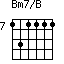 Bm7/B=131111_7