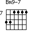 Bm9-7=331111_7