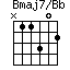 Bmaj7/Bb=N11302_1