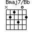 Bmaj7/Bb=N21302_1