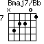 Bmaj7/Bb=N32201_7