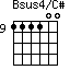 Bsus4/C#=111100_9
