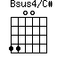 Bsus4/C#=4400_1