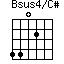 Bsus4/C#=4402_1